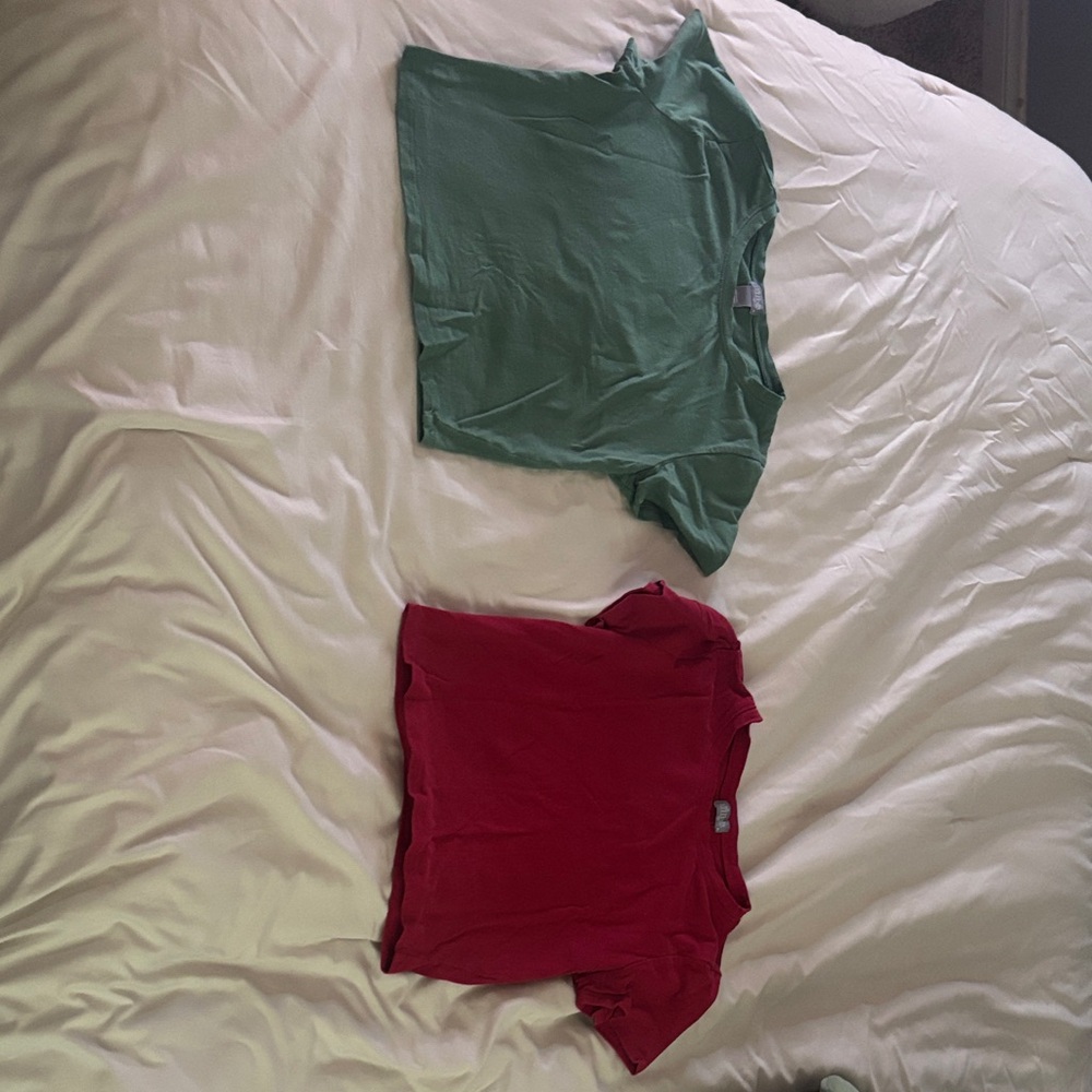 Red and Green T-Shirts
